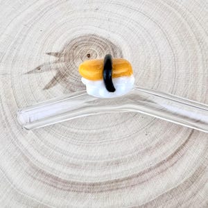 Sushi GLASS STRAWS - Reusable Straws | Glass Straw | Sushi Straws | Sushi Gifts | Boba Straws | Smoothie Straws | Thin Straws