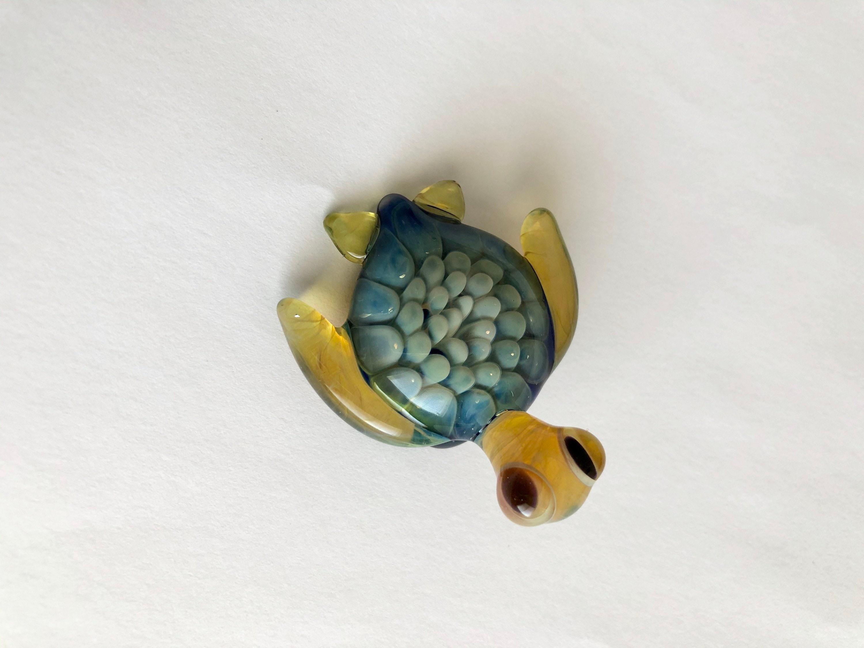 Glass Sea Turtle Sculpture Custom Made to Order Sea Turtle Sculptures