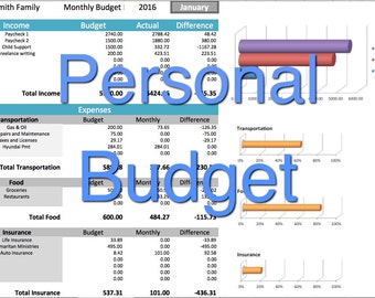 small business income expense tracker monthly budget and cash etsy