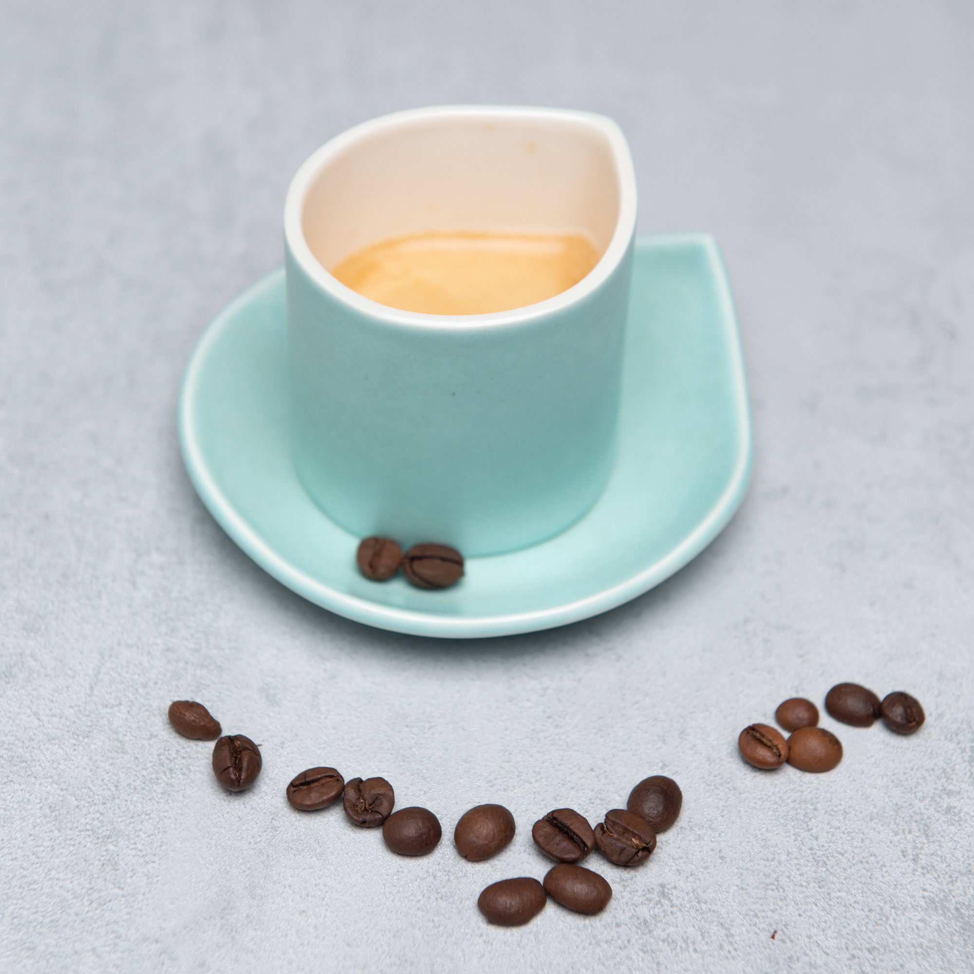 Ceramic Coffee Beaker Contemporary Espresso Cup Etsy