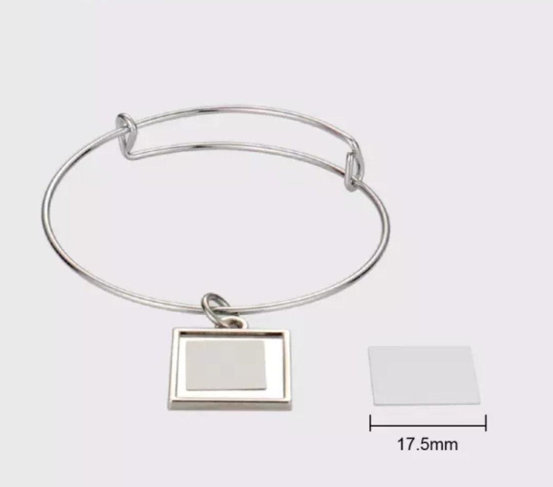 Charm Bracelets MOM Shape Sublimation Bracelet Blank With