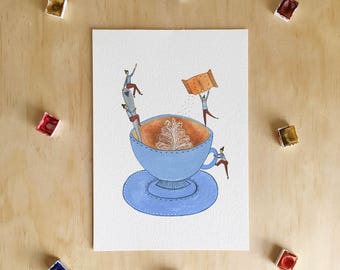 Coffee Time - Giclée Print