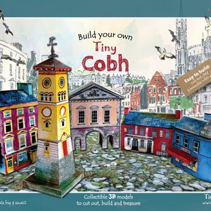 Construye tu propio Cobh en miniatura: un innovador kit de modelo de papel irlandés