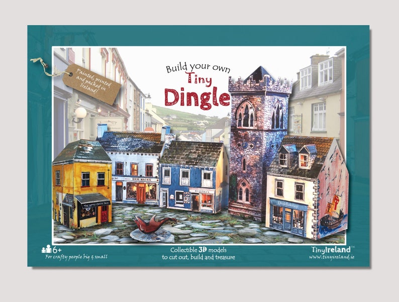 Build your own tiny Dingle an innovative Irish paper model kit image 1