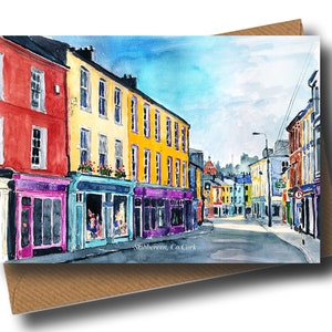 Cartão Comemorativo Skibbereen West Cork Main Street A5