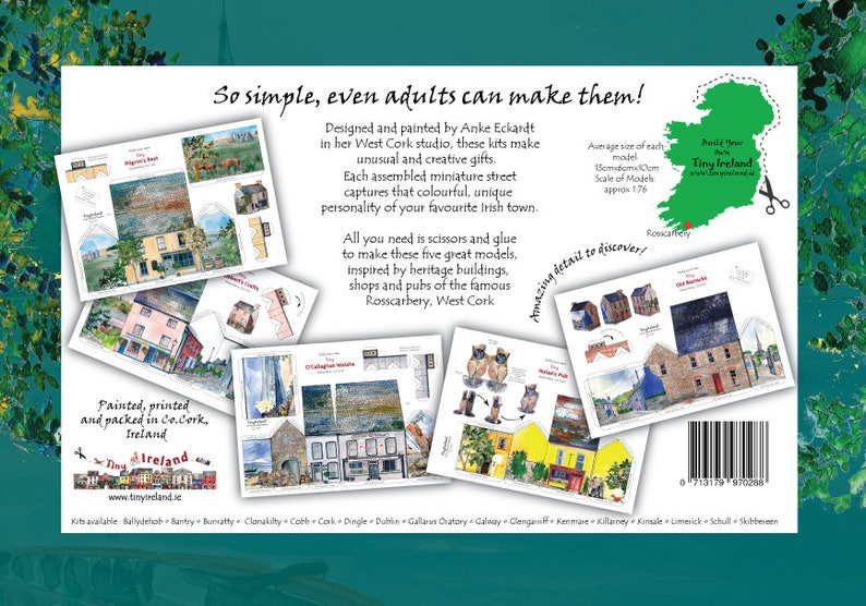 Build your own tiny Rosscarbery an innovative Irish paper model kit