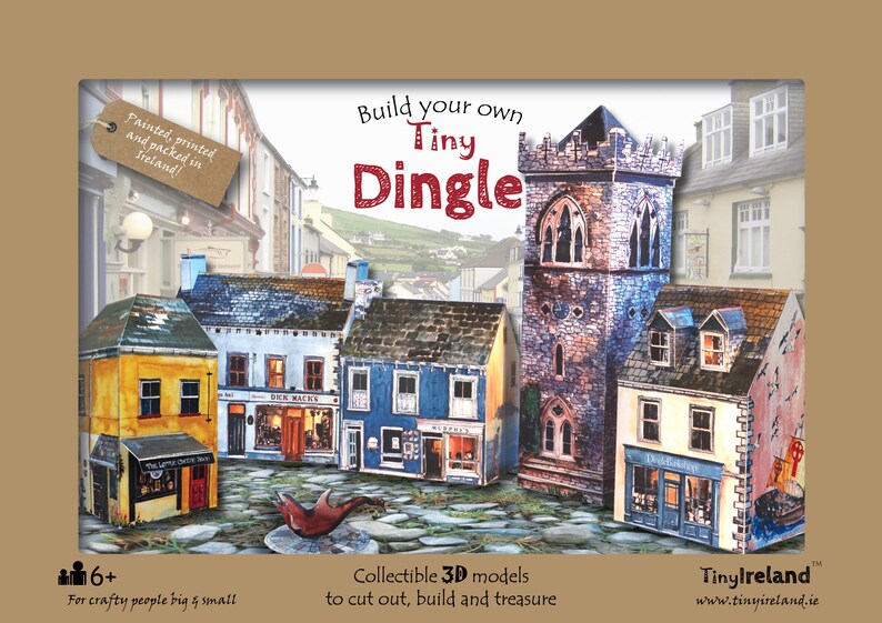 Build your own tiny Dingle an innovative Irish paper model kit image 2