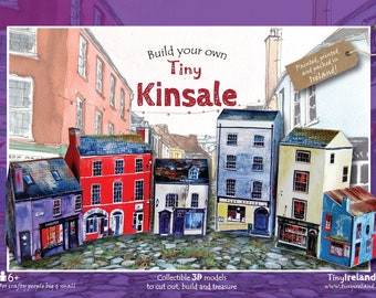 Build your own tiny Kinsale - an innovative irish  paper model kit