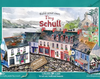 Build your own tiny Schull - an innovative Irish paper model kit