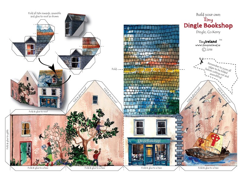 Build your own tiny Dingle an innovative Irish paper model kit image 7