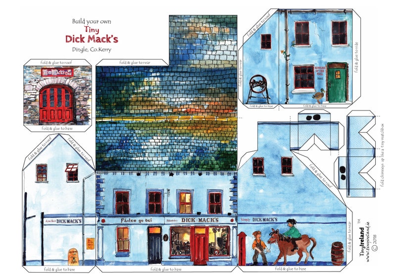 Build your own tiny Dingle an innovative Irish paper model kit image 5