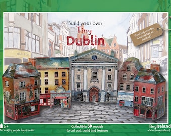 Build your own tiny Dublin - an innovative Irish paper model kit