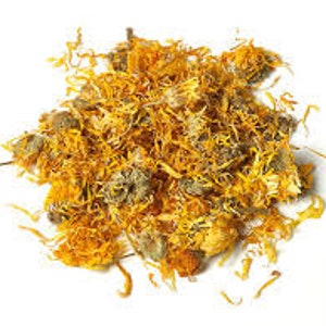 Calendula Flower Powder, Calendula Tea, Bath Bomb. image 2