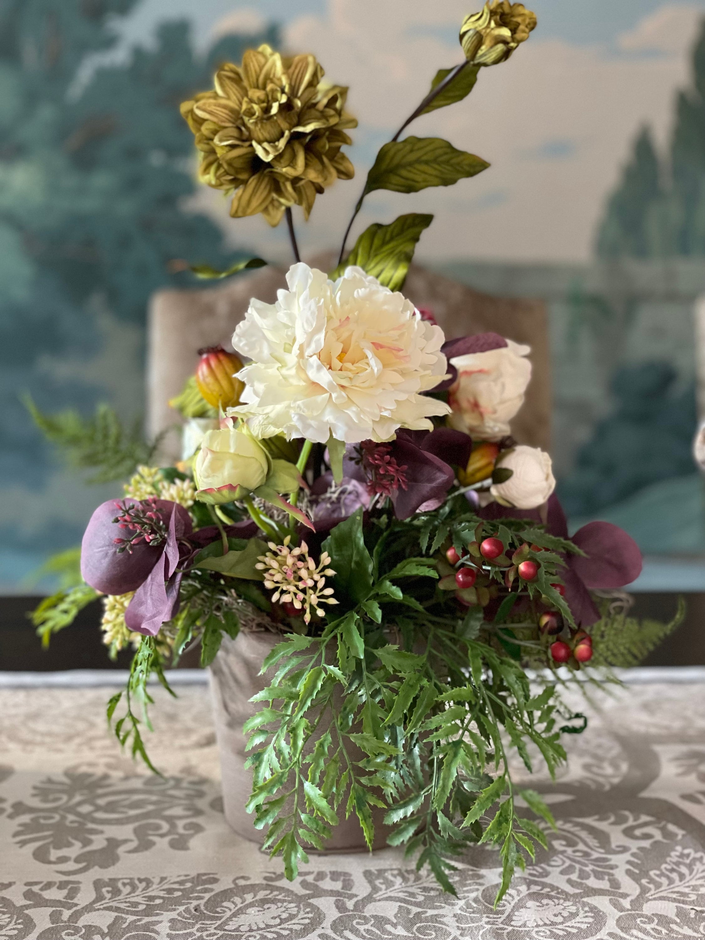 Premium Silk Flowers Burgundy and White Artificial Rose Etsy