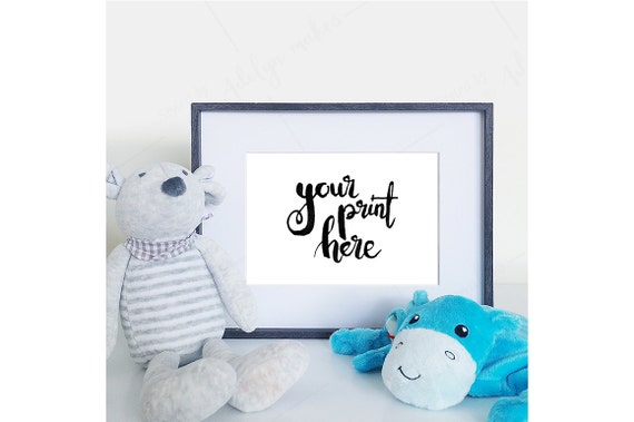 Styled Frame Mockup Instagram Mockup Square Format Mockup Black