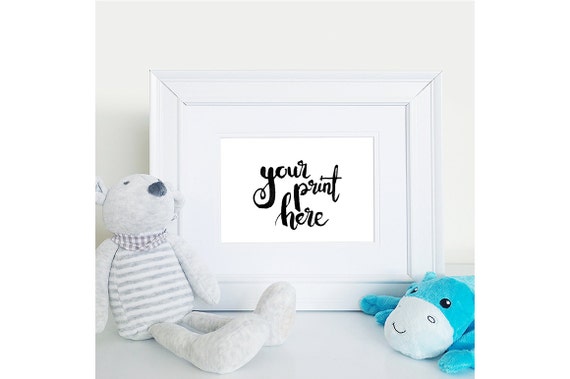 Styled Frame Mockup White Frame Print Display Art Display Styled Frame Mockup White Frame Print Display Art Display