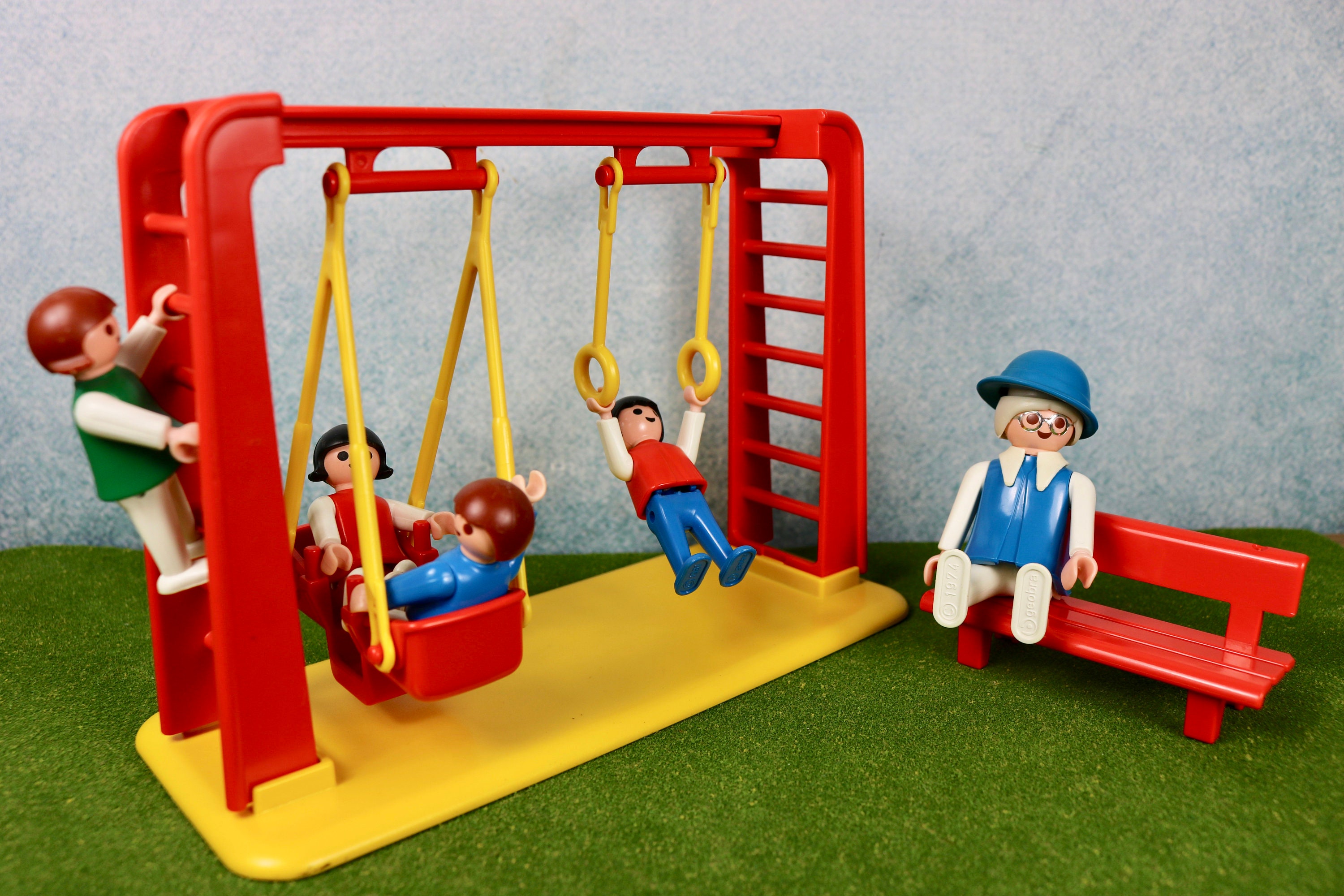 Playmobil 3552 Children on Swing Retired Set With Good Etsy UK