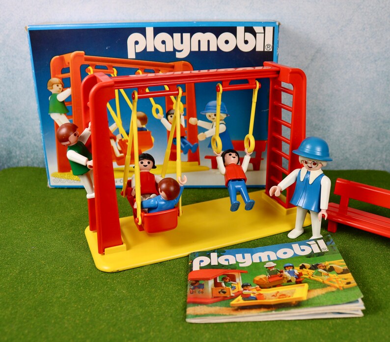 Playmobil 3552 Children on Swing Retired Set With Good Etsy UK