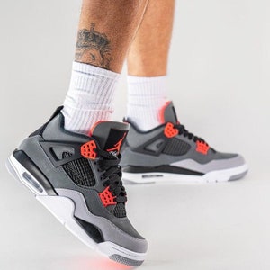 Jordan 4 “Infrared” Dark Grey/Infrared 23 - For Men and Women