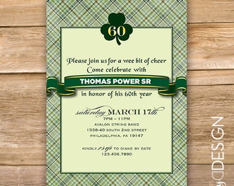 Irish Invitation - Etsy