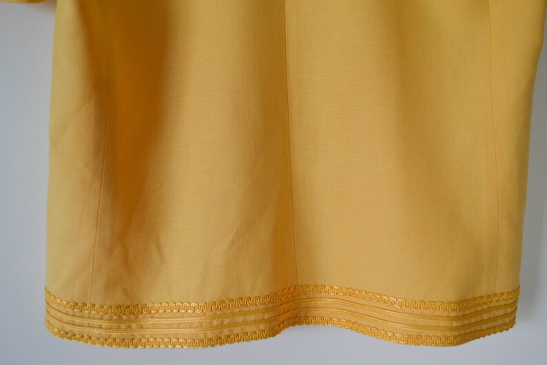 Yellow summer Jacket Lightweight women/'s jacket Cropped Trachten Blazer Bawarian Jacket Austria Tyrolean Short Loden Jacket