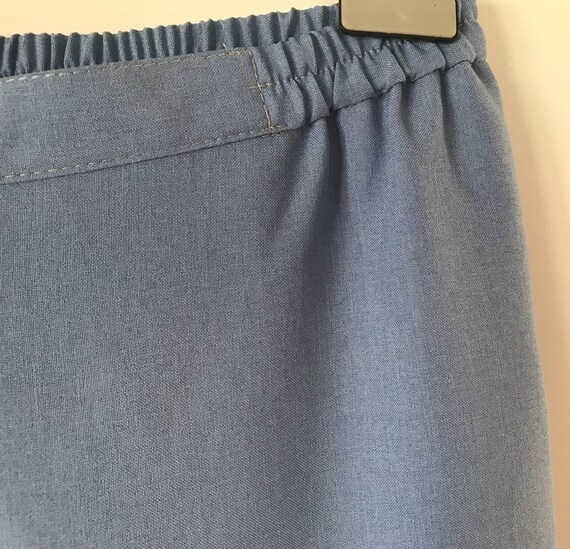 Blue Vintage high waist trousers Boho Summer Trap… - image 8