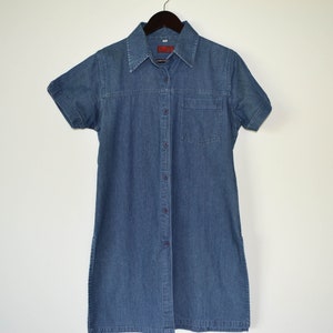 Lee Cooper Women denim Shirt Thin Blue Shirt Women Home Shirt Lightweight Jeans blouse Short Sleeve Shirt Checked Cotton Size Small