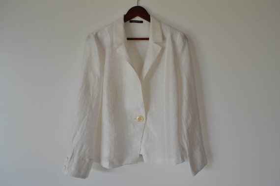 white summer jacket womens