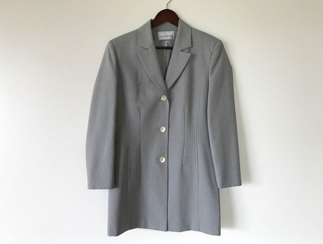Classic Women Jacket Vintage Insulated Minimalist Mid Length - Etsy