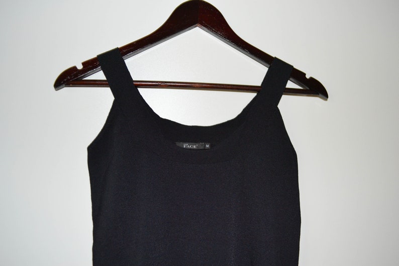 Black Spaghetti Straps Top Women black holiday Blouse Sleeve less Boxy Shirt Girls party Top