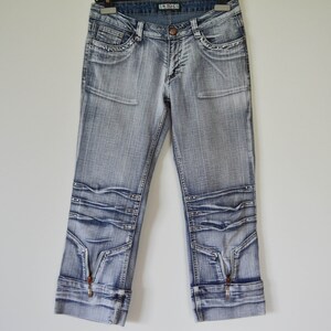 Blaue Vintage Denim Hose klassischen amerikanischen Frauen Shorts halb Frauen shorts Boho halb Jeans Damen Sommer Partei Jeans klein