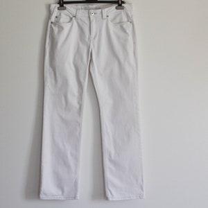Vintage White elastic Denim Summer trousers Bohemian Jeans Summer white denim Men pants American jeans Small Size