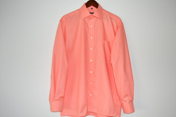 Mens coral shirt deals