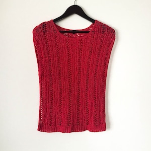 Gebreide Fringe Vest roze Vest vrouwen Boho Vest zomer netwerk Vest-Boheemse Hippie gilet klein