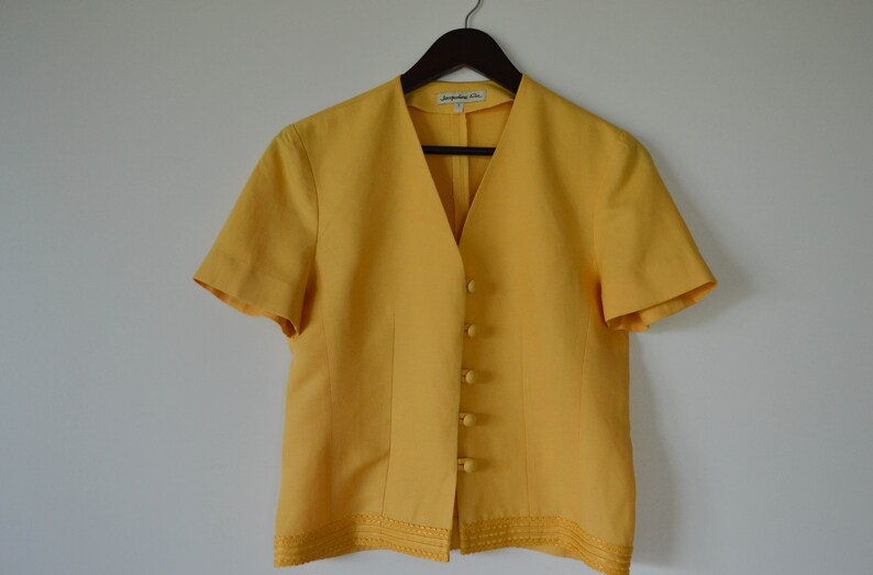 Yellow summer Jacket Lightweight women/'s jacket Cropped Trachten Blazer Bawarian Jacket Austria Tyrolean Short Loden Jacket