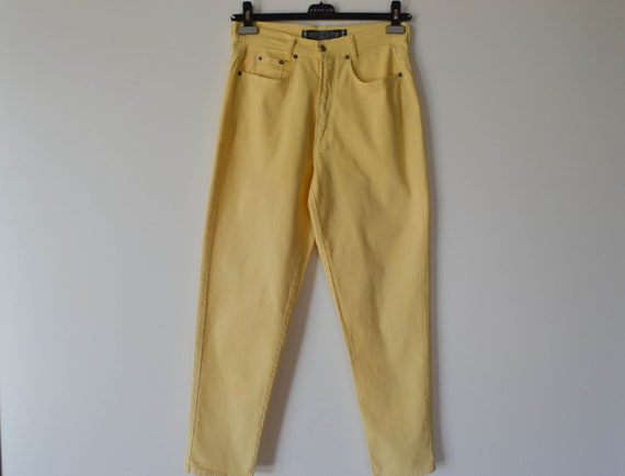 Vintage High Waist Denim Trousers Boho 