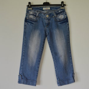 Blaue Vintage Denim Hose klassischen amerikanischen Frauen Shorts halb Frauen shorts Boho halb Jeans Damen Sommer Partei Jeans klein