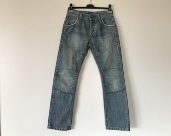 Blue Denim Men trousers, spring summer denim, Blue pants Classic American Men jeans, Holiday jeans Small Size