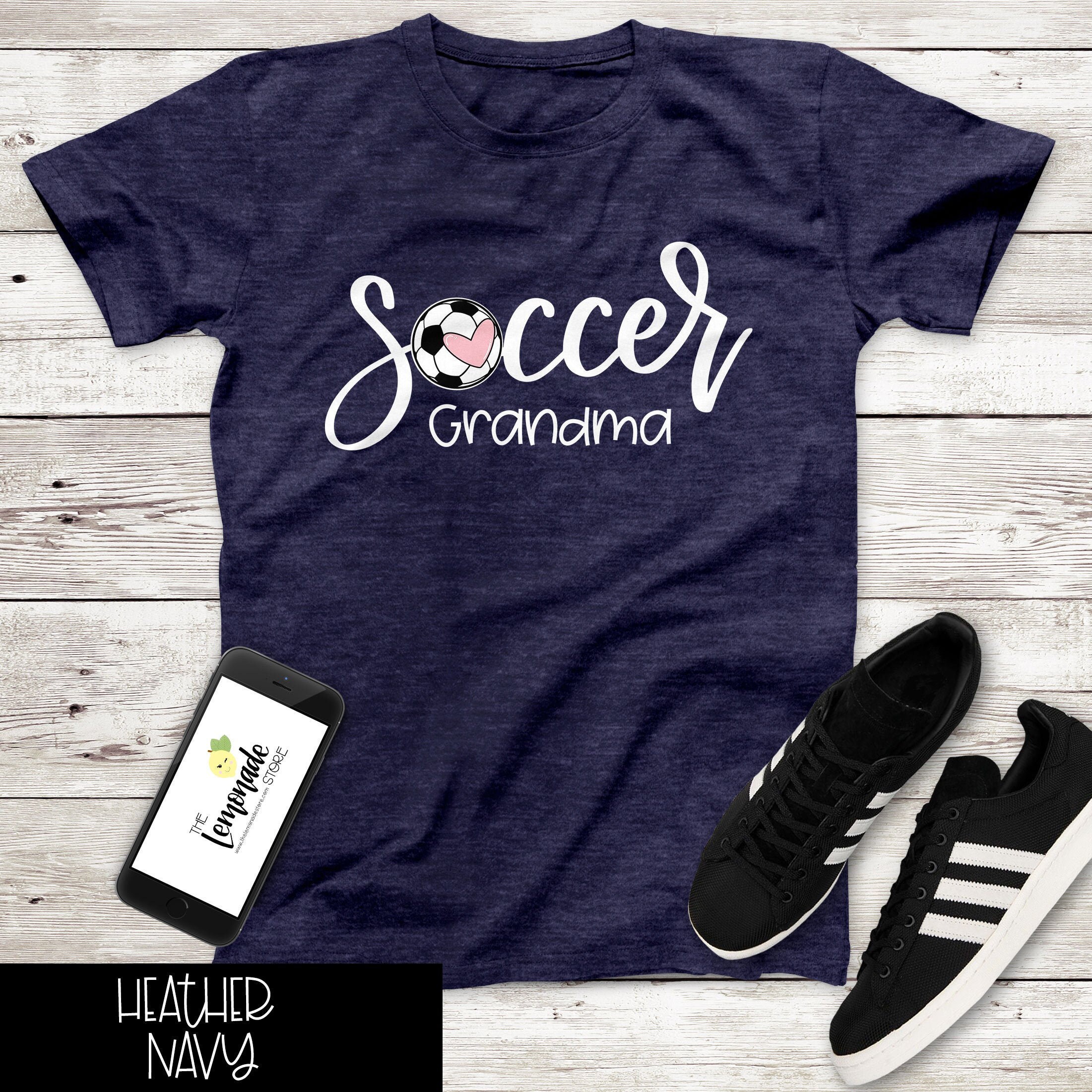 SOCCER GRANDMA Shirt Hand Lettered Soccer shirt for Etsy