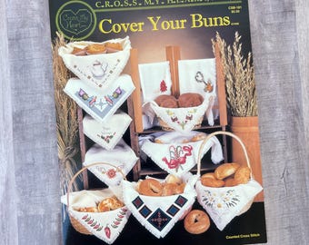 Patrones de punto de cruz para pan de masa madre casero, Sherri Stepp Aweau, Jeanne Rye