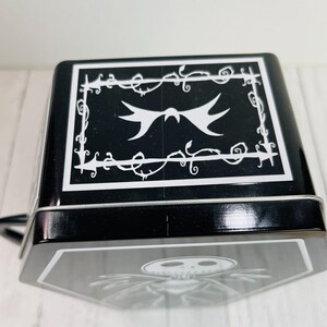 RARA bolsa de almuerzo vintage de Jack Skellington de Disneyland con forma de ataúd, Pesadilla antes de Navidad, Touchstone Pictures imagen 7