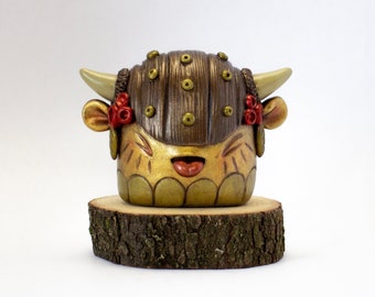 Magical Creature, Handmade, Sculpture, Polymer Clay, Fantasy Creature, Figure, Whimsical