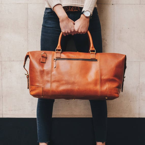 personalised weekend bag mens