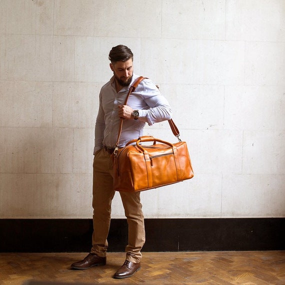 personalised weekend bag mens