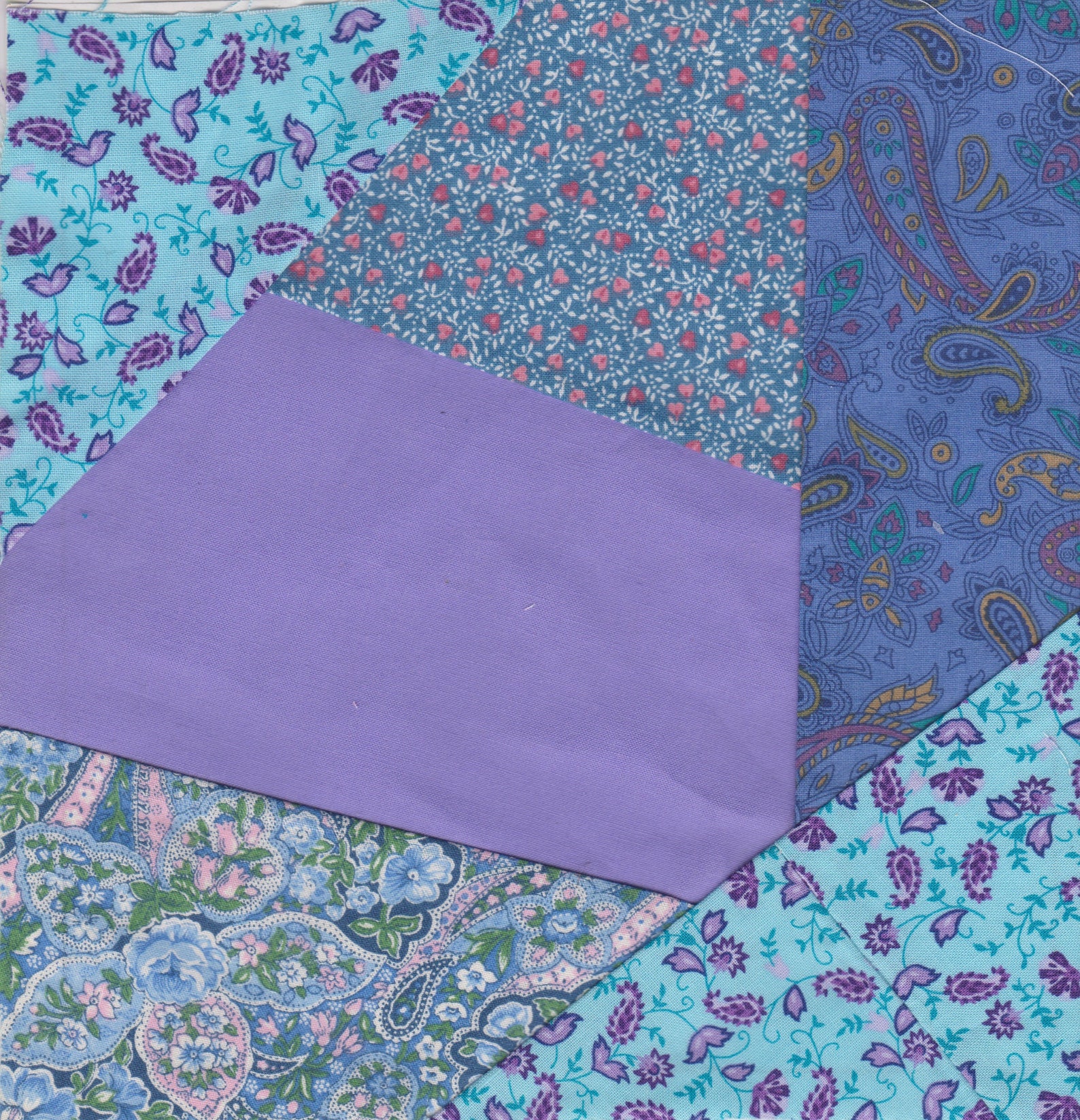 Paper Pieced Crazy Quilt Pattern Etsy