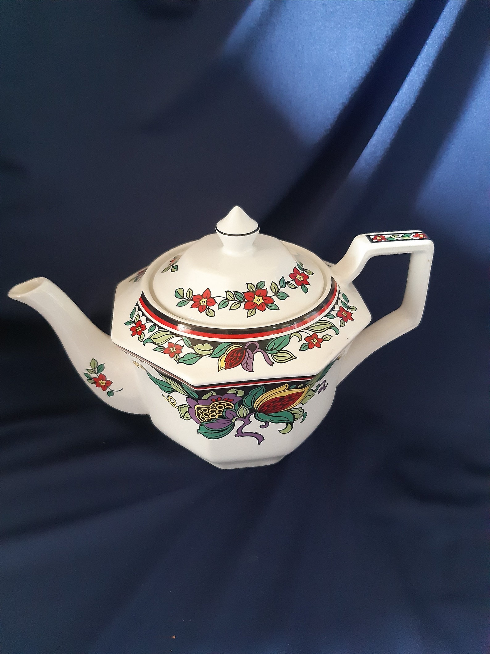 Vintage Teapot Sadler Teapot Sadler Art Deco Afternoon Tea Etsy
