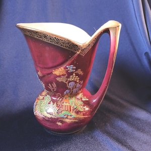 Crown Devon Fieldings, Rouge Royale, Crown Devon Vase, Crown Devon Jug, 1930s , Vintage Decor, Vintage Home, Antique Interior, Vintage Gift