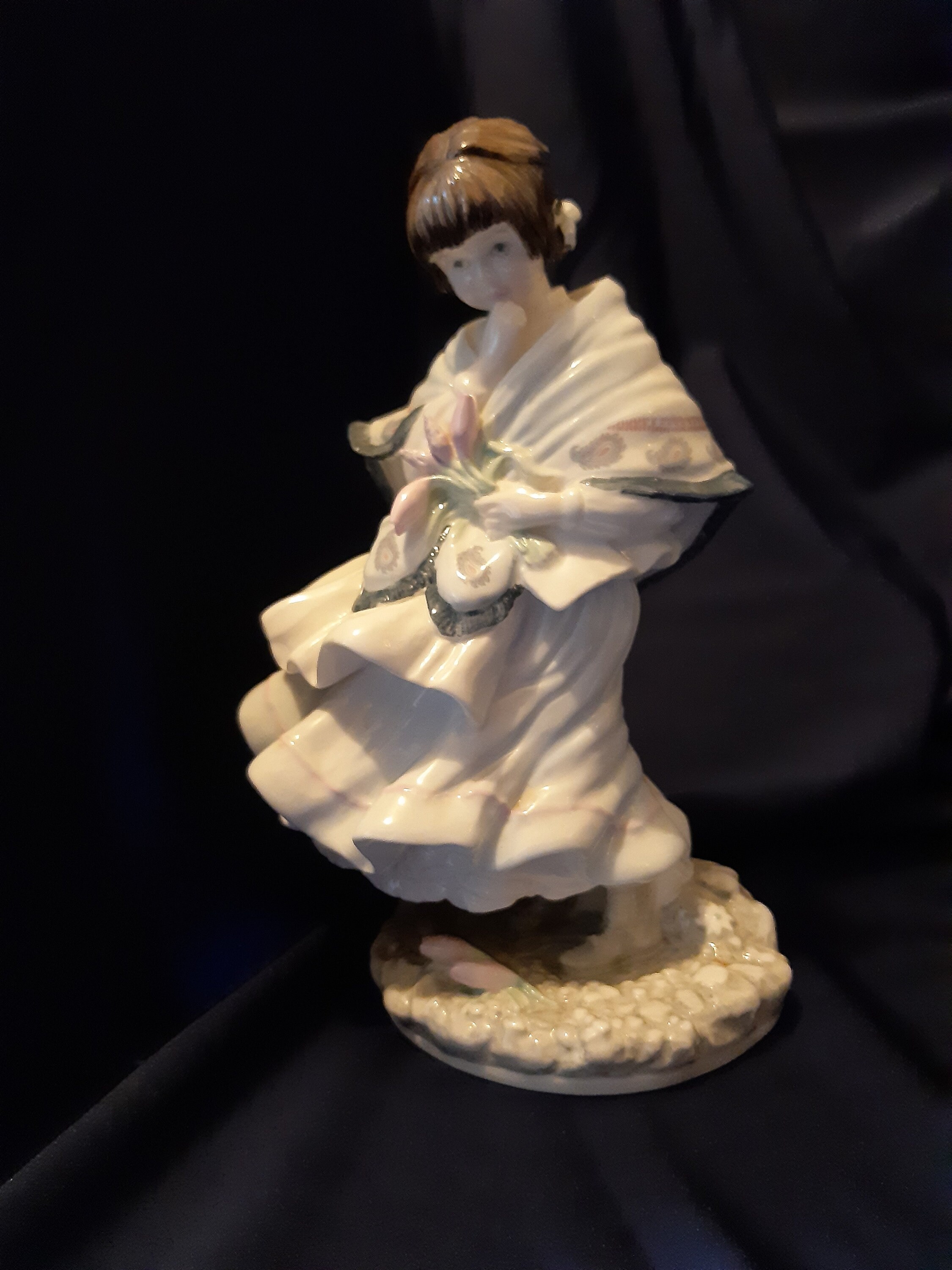 Coalport Figurine Limited Edition Figurine Visiting Day Etsy