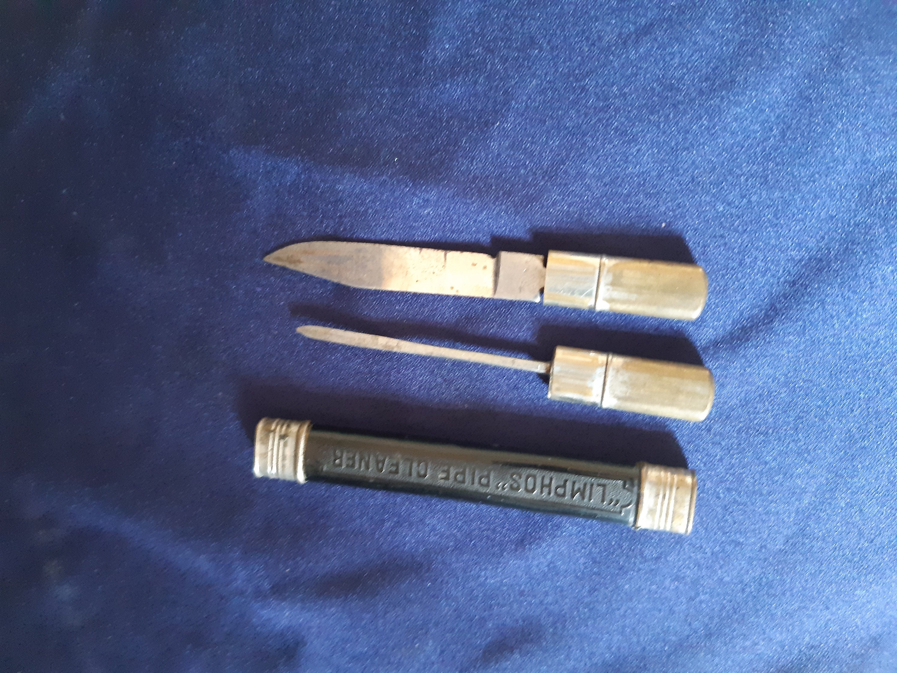 Penknife Tobacco Pipe Tool Pocket Knife Tobacciana Pipe Etsy