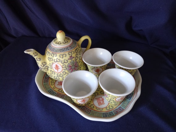 Service à thé en céramique rétro, théière et tasse Puer, bouilloire  métropolitaine, théières, tasse chinoise, service
